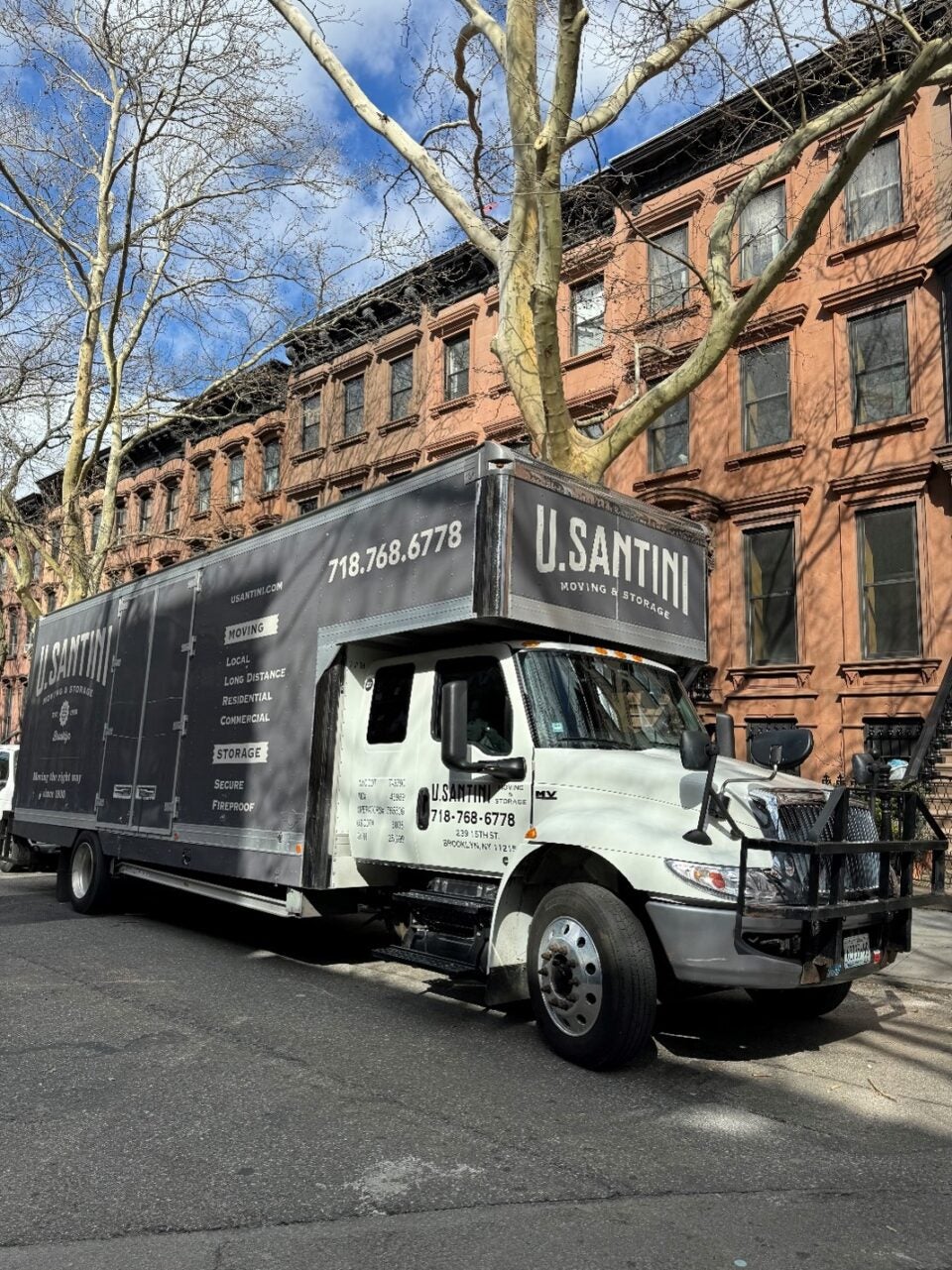 U.Santini Truck in Bedford-Stuyvesant, Brooklyn, New York